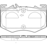 Apec Blue Brake Pads - Front (PD3975) Fits Mercedes