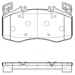 Apec Blue Brake Pads - Front (PD3977) Fits Mercedes-Benz