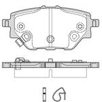 Apec Blue Brake Pads - Rear (PD3983) Fits MG