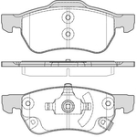Apec Blue Brake Pads - Front (PD3985) Fits MG ZS