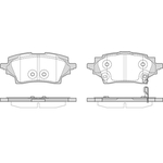 Apec Blue Brake Pads - Rear (PD3992) Fits Toyota