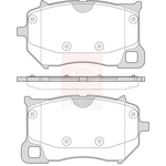 Apec Blue Brake Pads (PD3995) Fits: Volvo Front