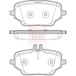 Apec Blue Brake Pads (PD4009) Fits: Mercedes Rear