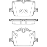 Apec Blue Brake Pads - Rear (PD4019) Fits BMW