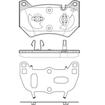 Apec Blue Brake Pads - Front (PD4020) Fits Audi Q5