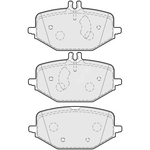 Apec Blue Brake Pads - Rear (PD4021) Fits Mercedes