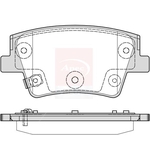 Apec Blue Brake Pads (PD4032) Fits: Hyundai Rear