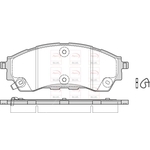 Apec Blue Brake Pads - Front (PD4035) Fits Ford Ranger