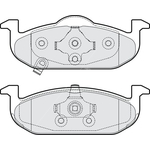 Apec Blue Brake Pads - Front (PD4251) Fits MG 3 Cross