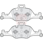Apec Blue Brake Pads (PD4252) Fits: BMW Front