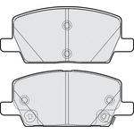 Apec Blue Brake Pads - Front (PD4253) Fits Vauxhall