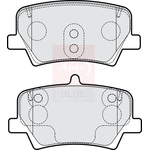 Apec Blue Brake Pads (PD4254) Fits: Volvo Rear