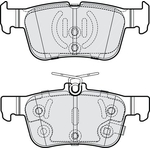 Apec Blue Brake Pads - Rear  (PD4256) Fits Ford Focus