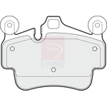 Apec Blue Brake Pads (PD4270) Fits: Porsche Rear