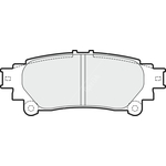 Apec Blue Brake Pads - Rear (PD4272) 