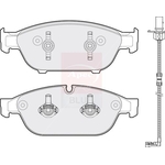 Apec Blue Brake Pads (PD4275) Fits: Audi Front