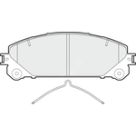Apec Blue Brake Pads - Front (PD4276) 