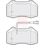 Apec Blue Brake Pads (PD4277) Front