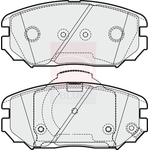Apec Blue Brake Pads (PD4279) Front