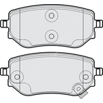 Apec Blue Brake Pads - Rear  (PD4286) Fits Mercedes-Benz