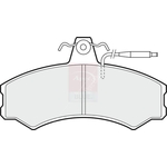 Apec Blue Brake Pads (PD4287) Front