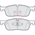 Apec Blue Brake Pads (PD4295) Fits: Land Rover Front
