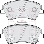 Apec Blue Brake Pads - Front (PD4300) 