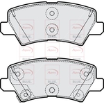 Apec Blue Brake Pads - Rear (PD4301) Fits Kia Picanto