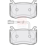 Apec Blue Brake Pads (PD4311) Front