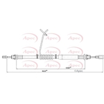 Apec Red Brake Cable (CAB1815)