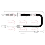 Apec Red Brake Cable (CAB1836)