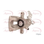 Apec Red Brake Caliper For Solid Brake Discs (LCA153N)