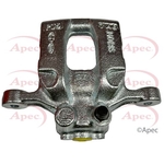 Apec Red Brake Caliper (LCA1042) Fits: Hyundai Rear Left