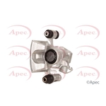 Apec Red Brake Caliper (LCA113) Fits: Mitsubishi Rear Left
