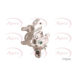 Apec Red Brake Caliper Rear Left (LCA153)