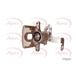Apec Red Brake Caliper (LCA612) Fits: Toyota Rear Left