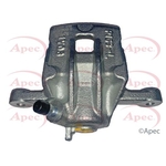 Apec Red Brake Caliper Rear Left (LCA653N)