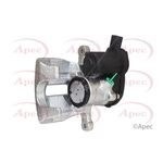 Apec Red Brake Caliper (LCA751) Fits: Audi Rear Left