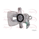 Apec Red Brake Caliper (LCA795) Fits: Fiat Rear Left