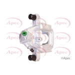 Apec Red Brake Caliper (LCA908) Fits: Mercedes Rear Left