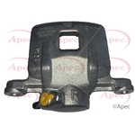Apec Red Brake Caliper Rear Right (RCA125N)