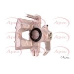 Apec Red Brake Caliper (RCA168) Fits: Vauxhall Rear Right