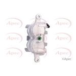 Apec Red Brake Caliper Front Right (RCA566)