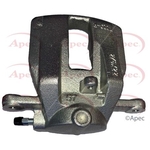 Apec Red Brake Caliper Front Right (RCA724N)