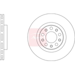 Apec Red Brake Disc (DSK4043) Fits: Bentley