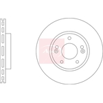 Apec Red Brake Disc (DSK4139) Fits: Hyundai Front