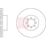 Apec Red Brake Disc (DSK4160) Fits: Maxus