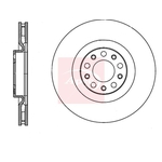 Apec Red Brake Disc - Rear (DSK4183)
