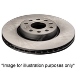 Apec Red Brake Disc (DSK4186) Fits: Jeep