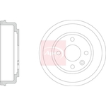 Apec Brake Drum (DRM9230)